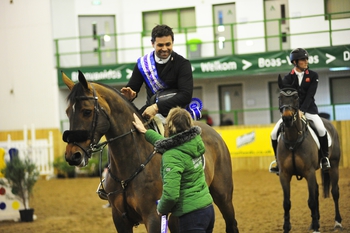 Max Routledge takes the top spot in the Winter Grand Prix at Hartpury University